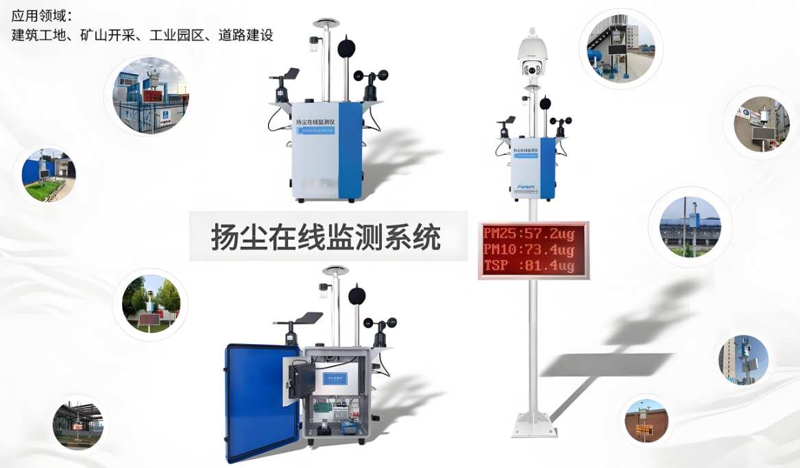 工地施工揚(yáng)塵監(jiān)測系統(tǒng)主要監(jiān)測哪些數(shù)據(jù)？