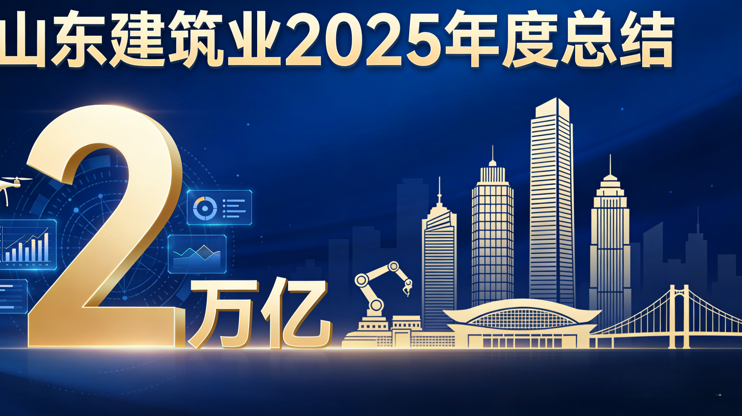 山東建筑業(yè)有多強？2025年產(chǎn)值近2萬億！